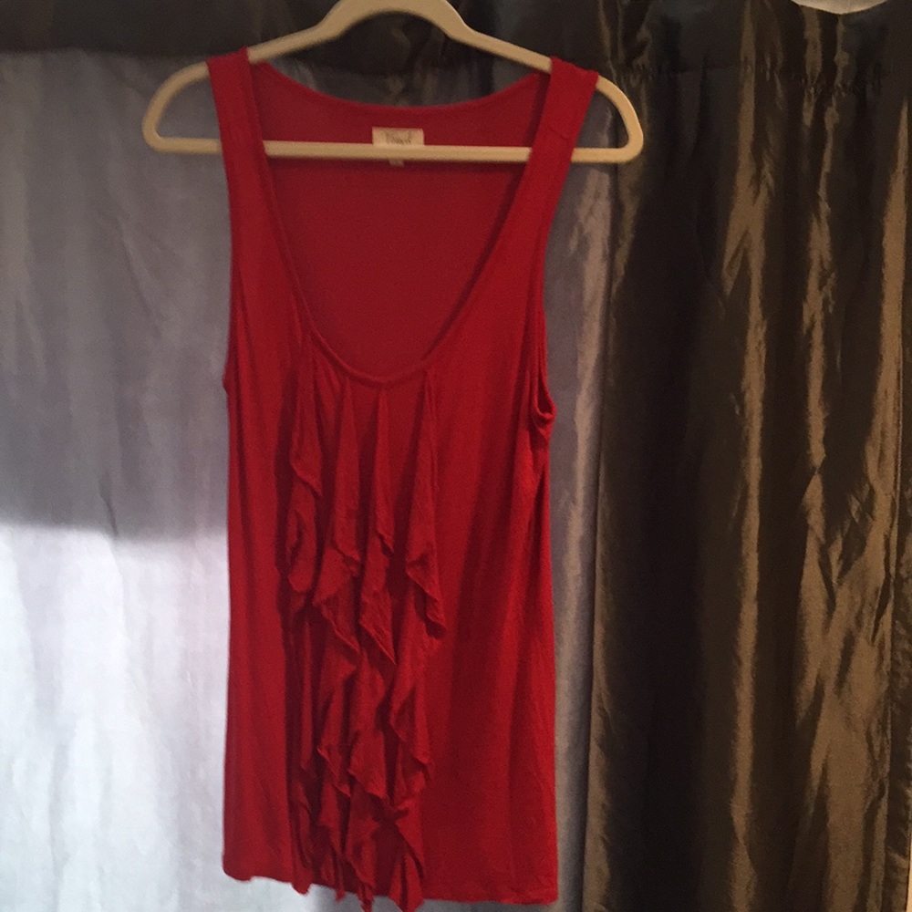 Fossil Fringed Tank Top